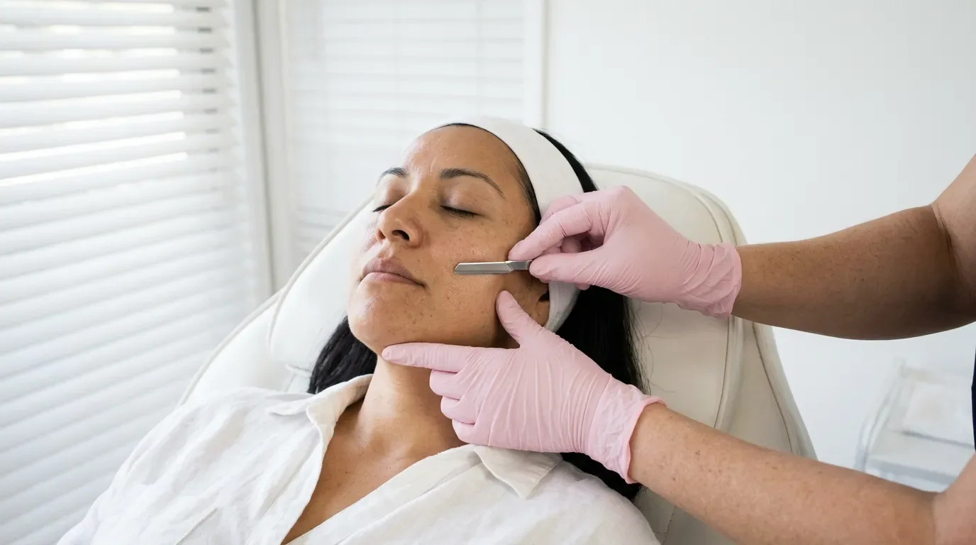 Facial de dermaplaning